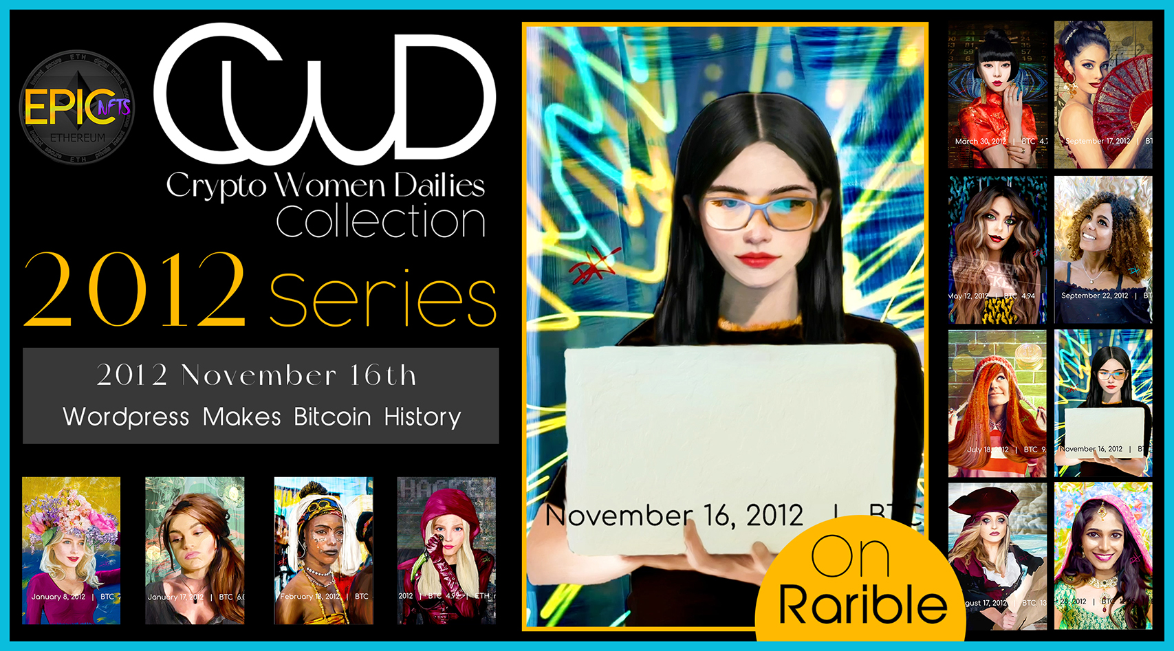 Crypto Women Dailies   |   2012 November 16th – WordPress Makes Bitcoin History Accepting BTC